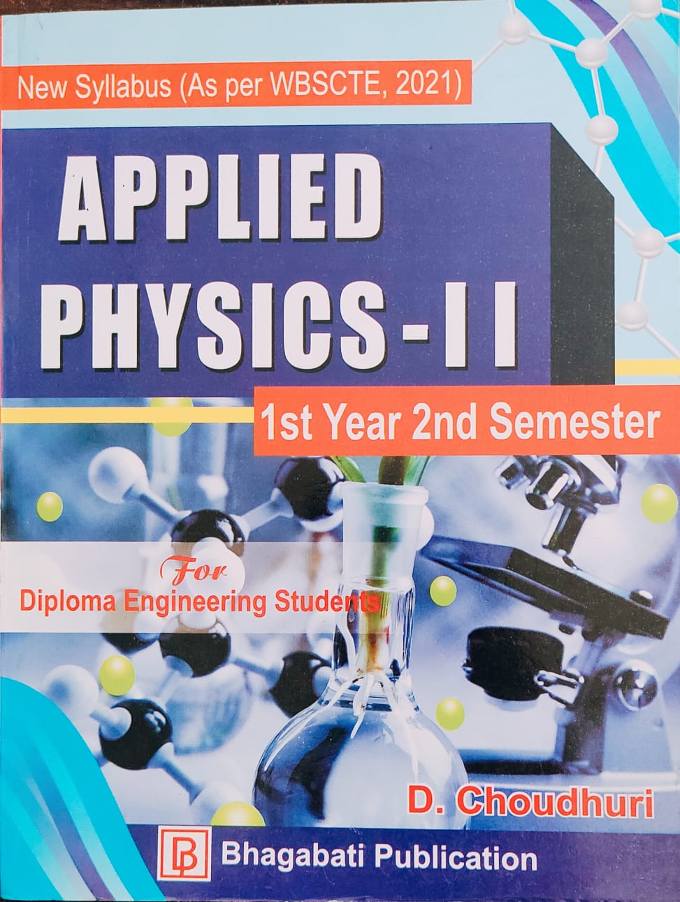 APPLIED PHYSICS for 1st Year 2nd Semester (English) by D. CHOUDHURI 2023
